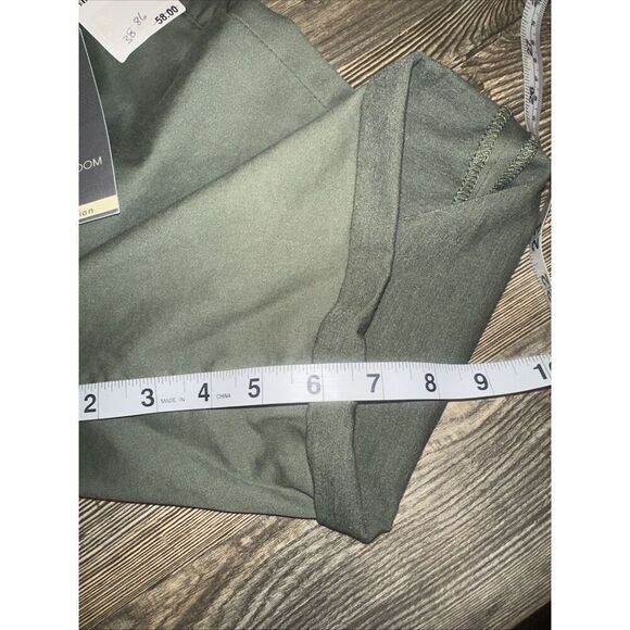 WIT & WISDOM Womens Size 00 'Ab' Solution Stretch Twill Shorts Olive Green. T - Picture 11 of 12